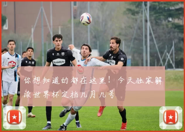 你想知道的都在这里！今天独家解读世界杯定档几月几号